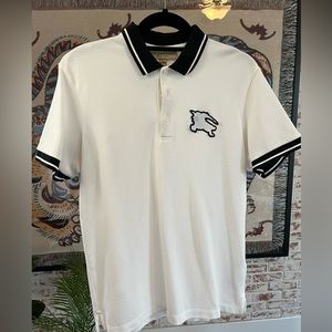 Burberry logo collar shirt (Size M)